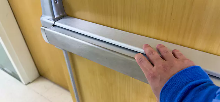 Installing a Push Bar on a Door Cincinnati
